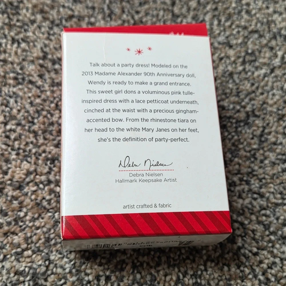 Hallmark Keepsake 2014 Madame Alexander Wendy 90th Anniversary Ornament 19th